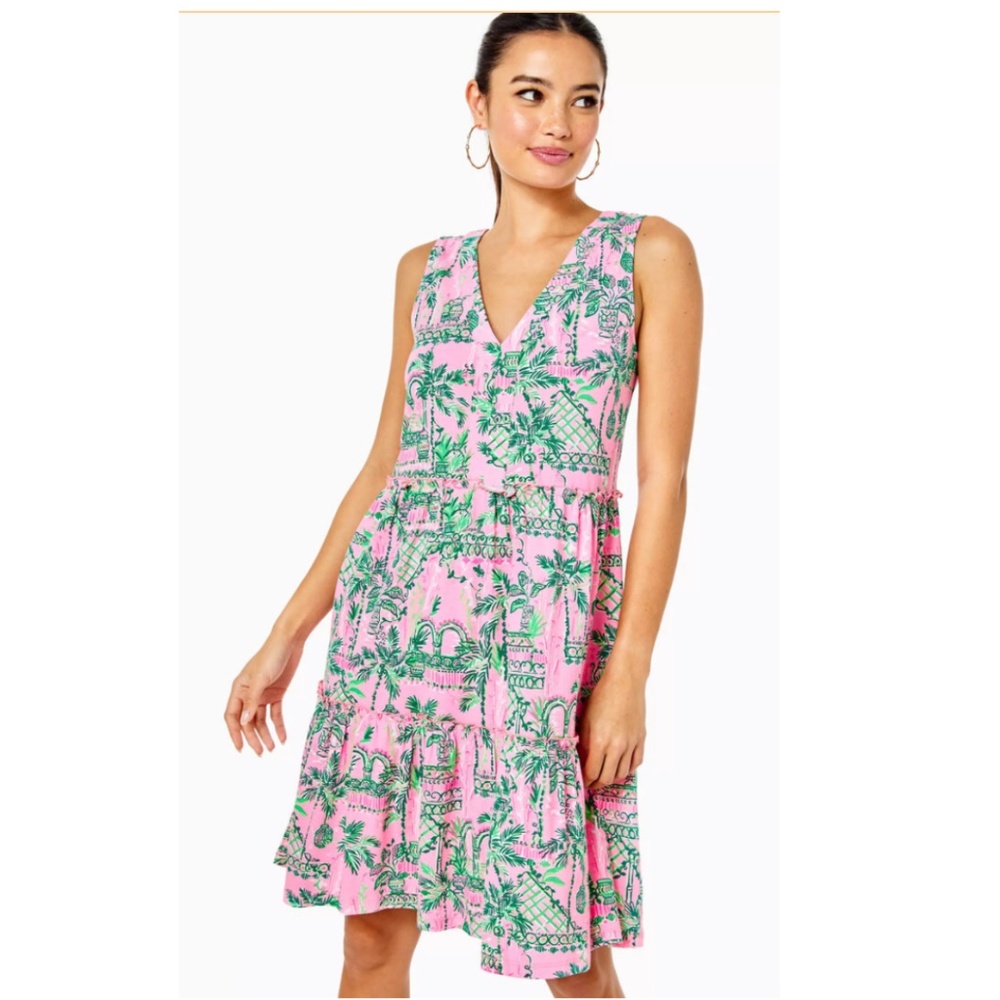 Lilly Pulitzer Lorina Swing Dress Size L